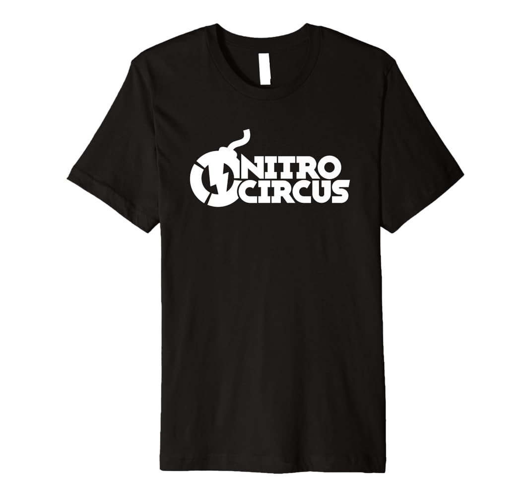 Nitro Circus 公式 Tシャツ Sサイズ Amazon.com: Mens Nitro Circus Classic Logo Premium T-Shirt